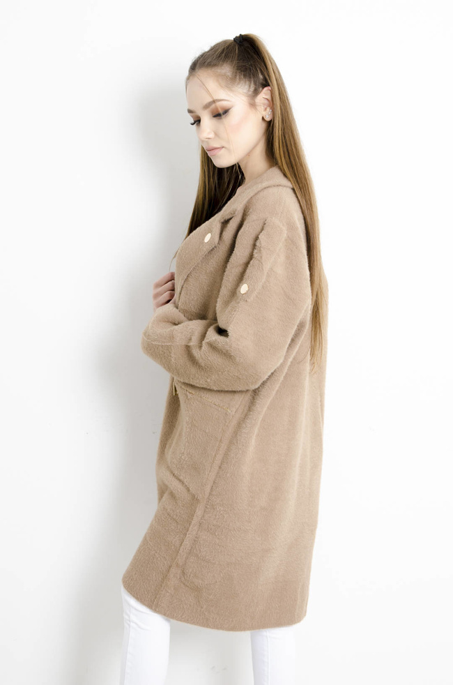 NARZUTA ALPAKA ZE ZŁOTYMI GUZIKAMI