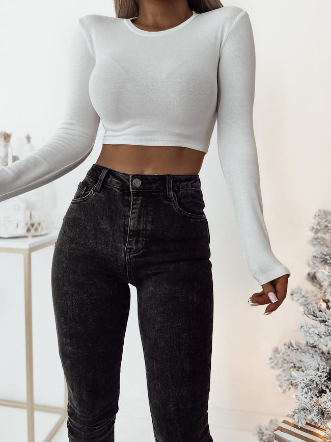 CZARNE SPODNIE JEANSOWE- PUSH UP