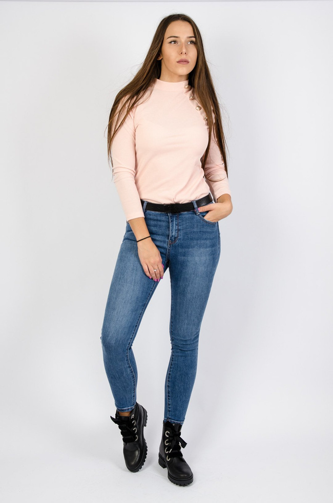 Jeansowe spodnie typu push-up