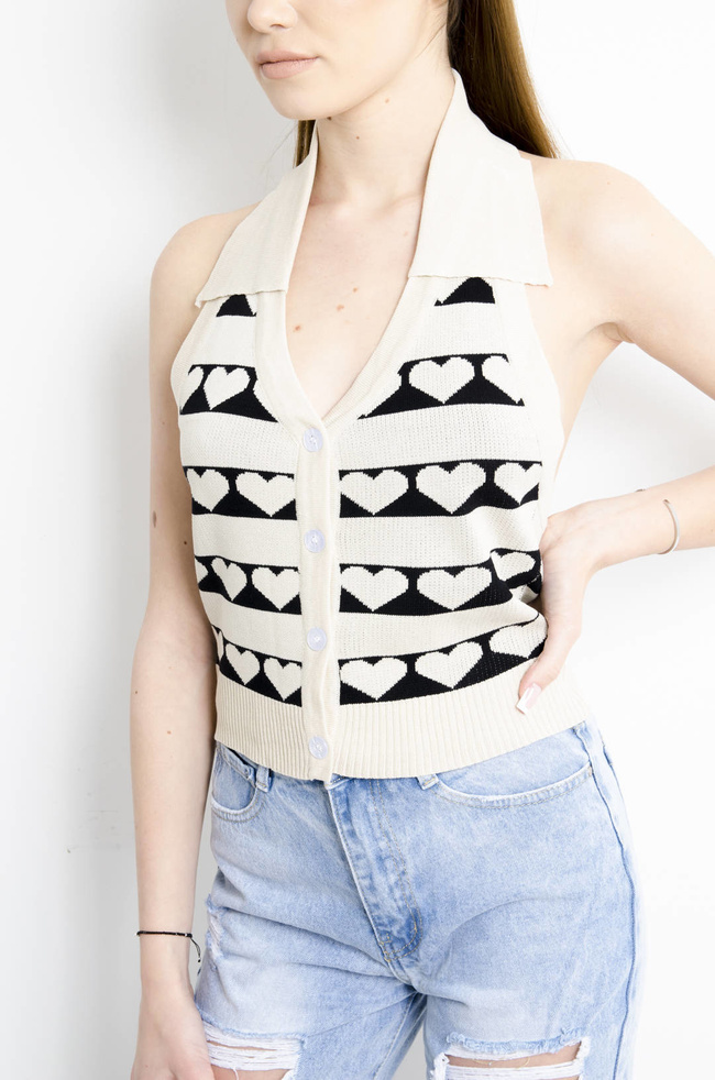 TOP SWETERKOWY W SERDUKSZKA