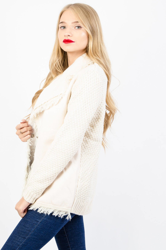 BEŻOWA NARZUTKA- ALPAKA