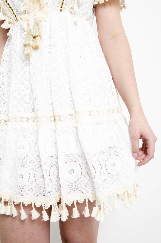 SUKIENKA KORONKOWA BOHO