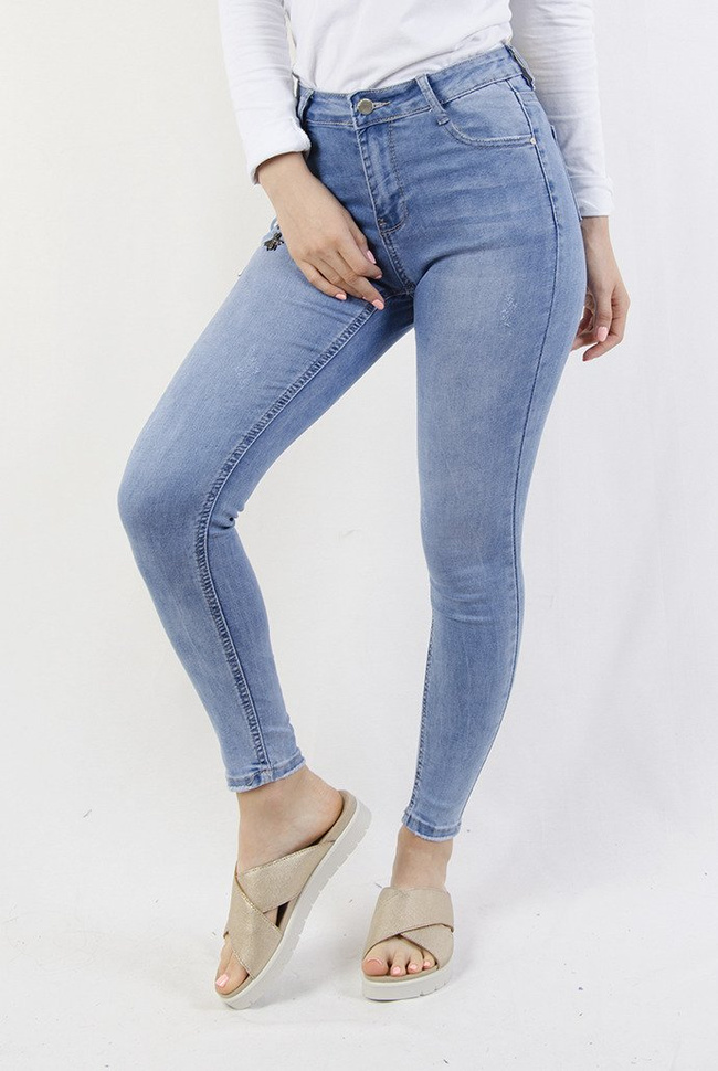 Spodnie jeansowe z aplikacją