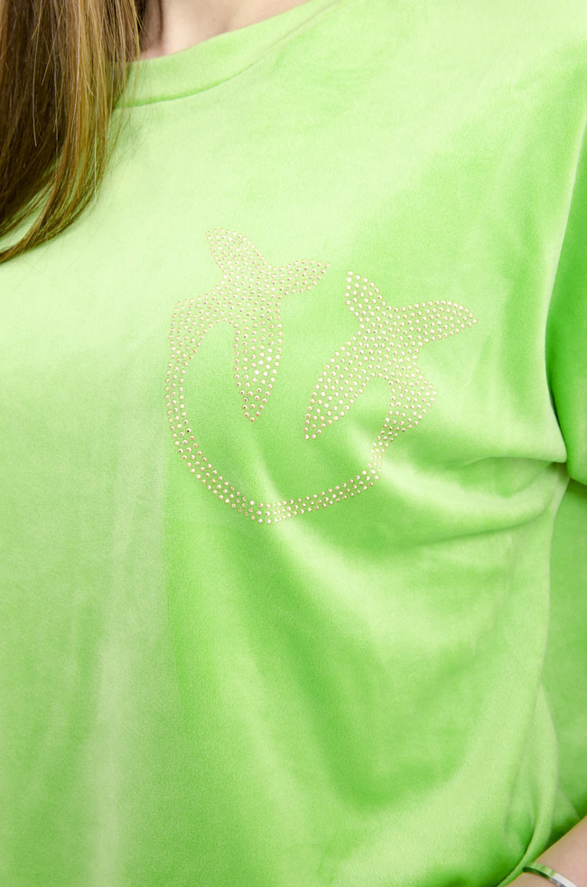 KOMPLET DRESOWY - WELUROWY W KOLORZE ZIELONYM