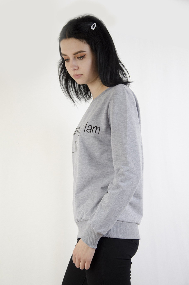 Bluza z napisem "Oj tam...Oj tam I... foch"