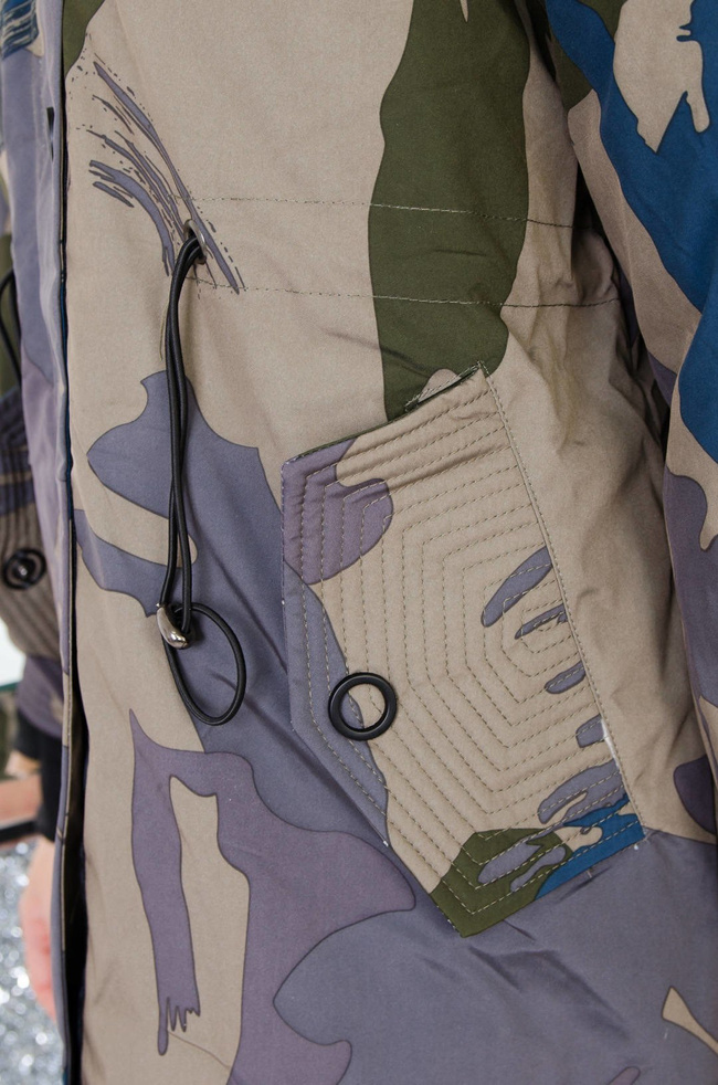 KURTKA PARKA ZIELONA MORO