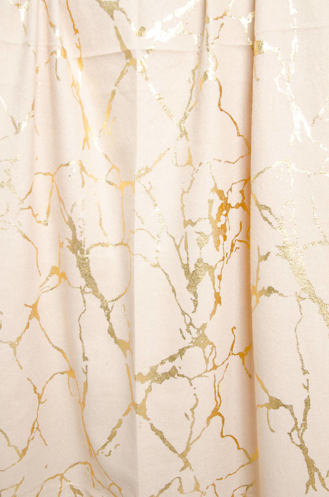 SZAL W MARMUROWY WZÓR- BEŻOWY