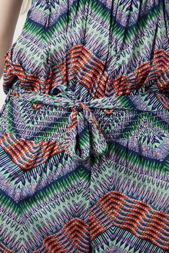 Wielokolorowy kombinezon