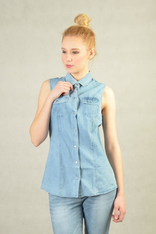 Koszula bez rękawów