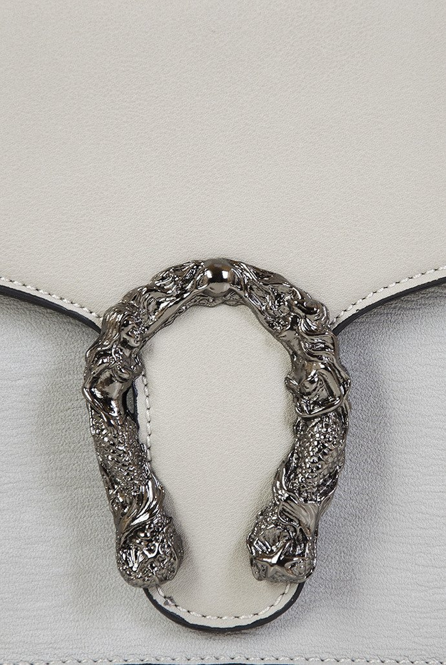 Szara torebka z podkową