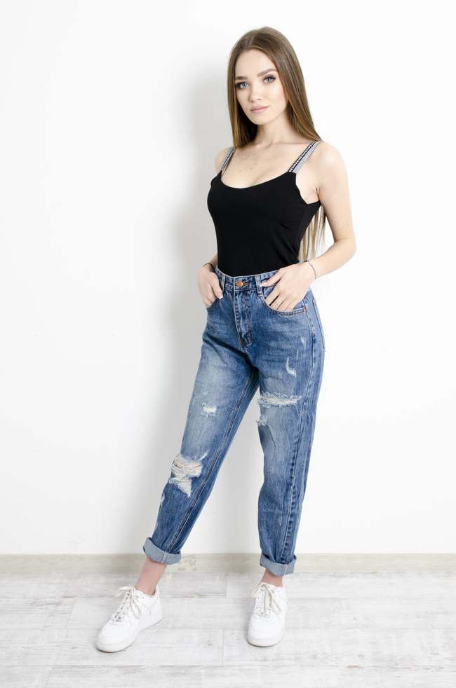 BODY CZARNE Z OZDOBNYMI RAMIACZKAMI 