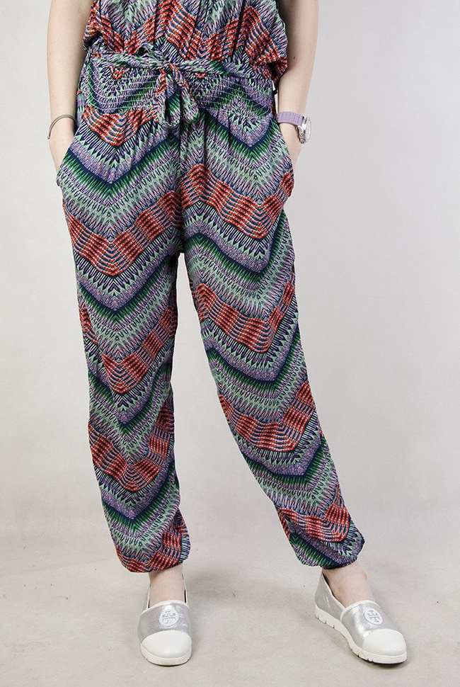 Wielokolorowy kombinezon