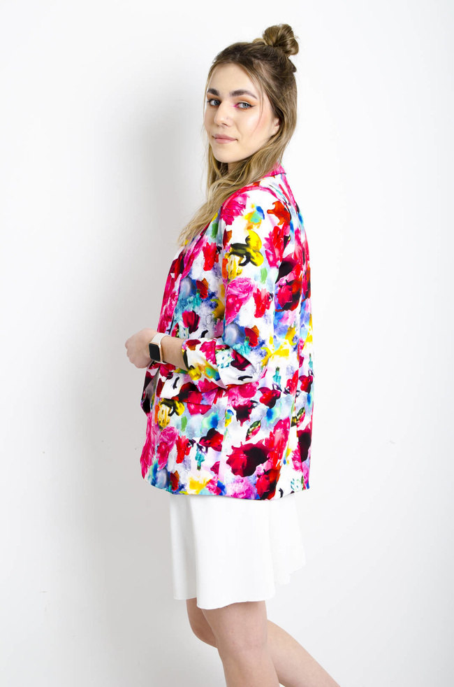 MARYNARKA W KOLOROWE KWIATY