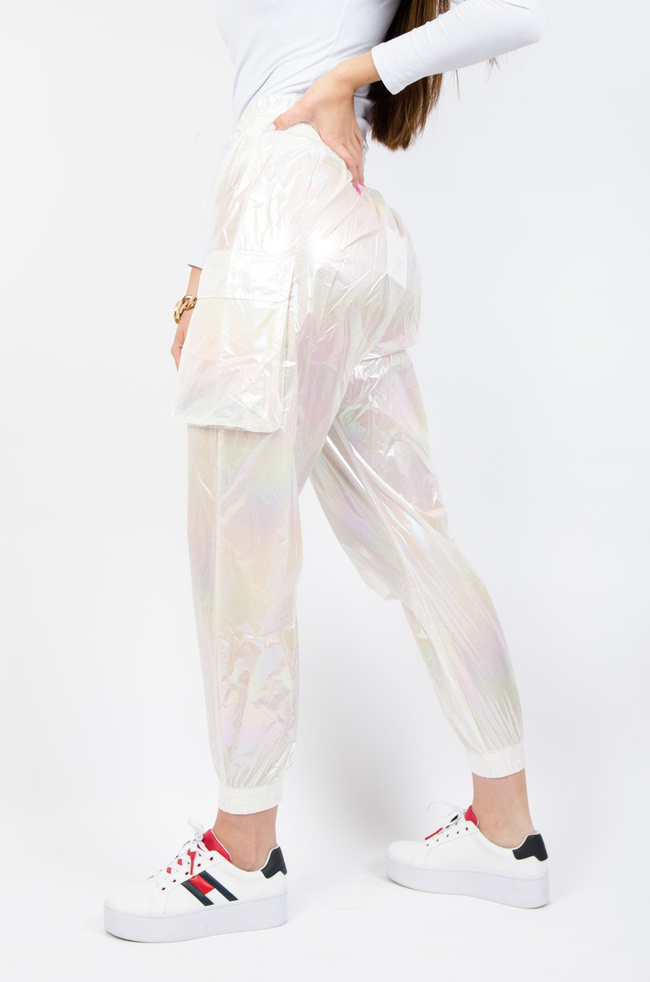 SPODNIE DRESOWE HOLOGRAFICZNE - WYSOKI STAN 