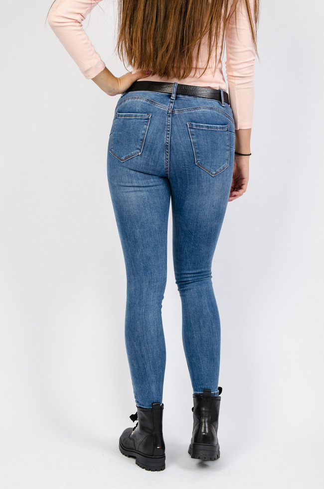 Jeansowe spodnie typu push-up