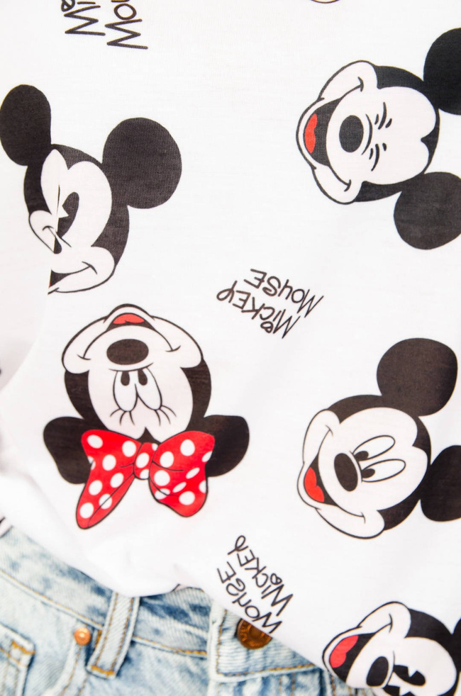 BIAŁA BLUZKA Z APLIKACJĄ