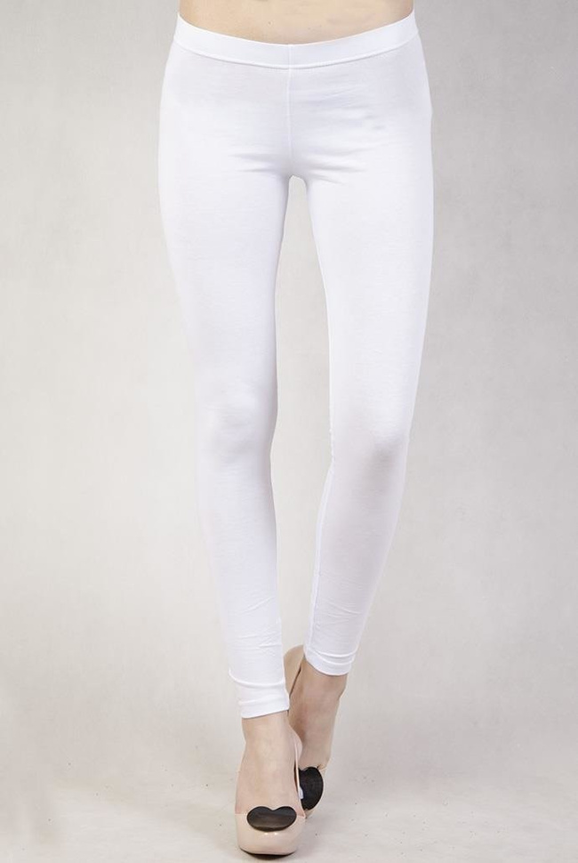 Legginsy białe