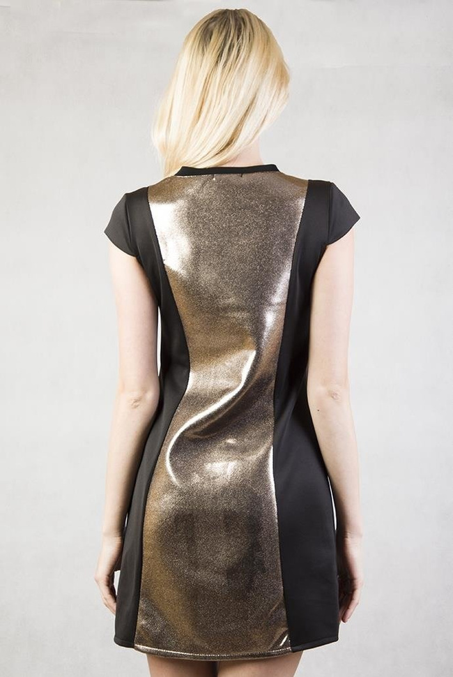 Czarno złota sukienka