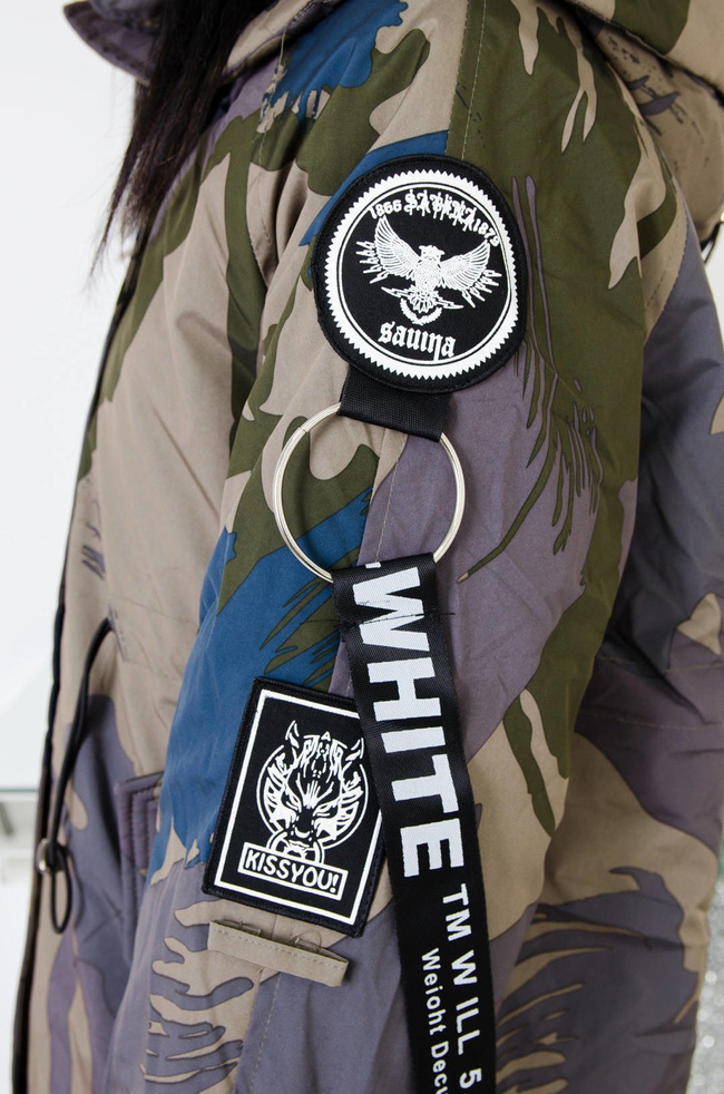 KURTKA PARKA ZIELONA MORO