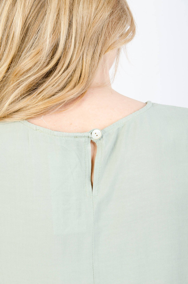 ZIELONA WARSTWOWA SUKIENKA