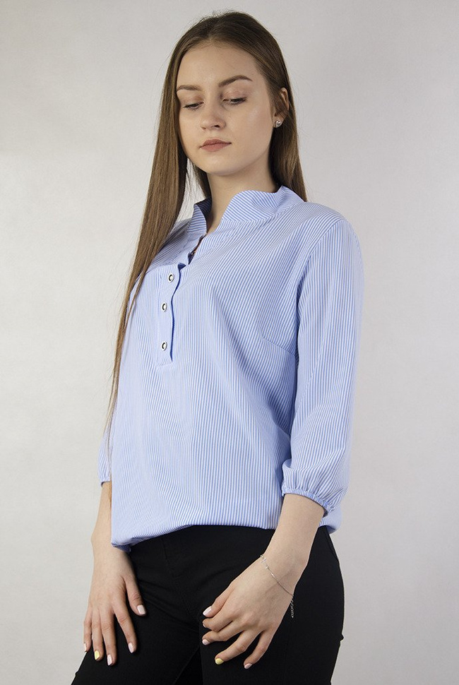 Bluzka w biało-niebieskie paski