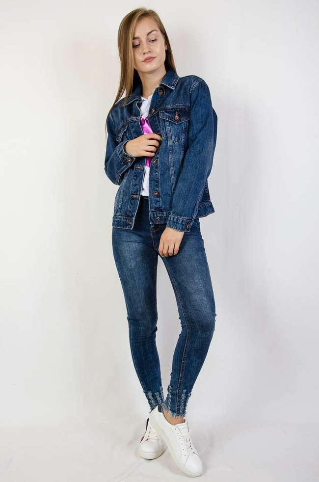Kurtka jeansowa bez przetarć