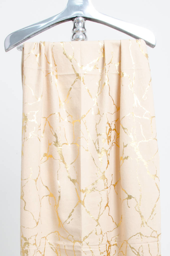 SZAL W MARMUROWY WZÓR- BEŻOWY