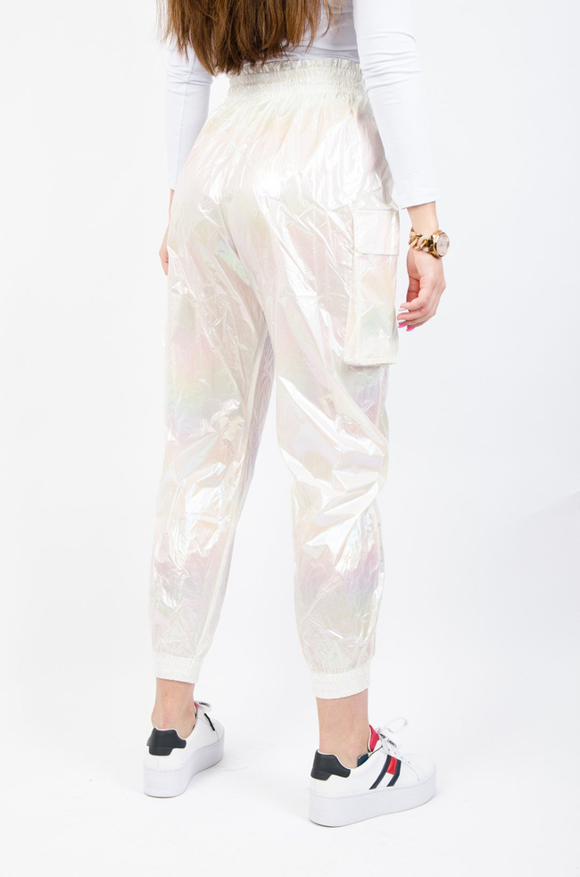 SPODNIE DRESOWE HOLOGRAFICZNE - WYSOKI STAN 