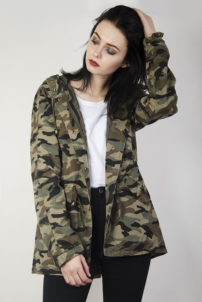 Kurtka moro typu parka