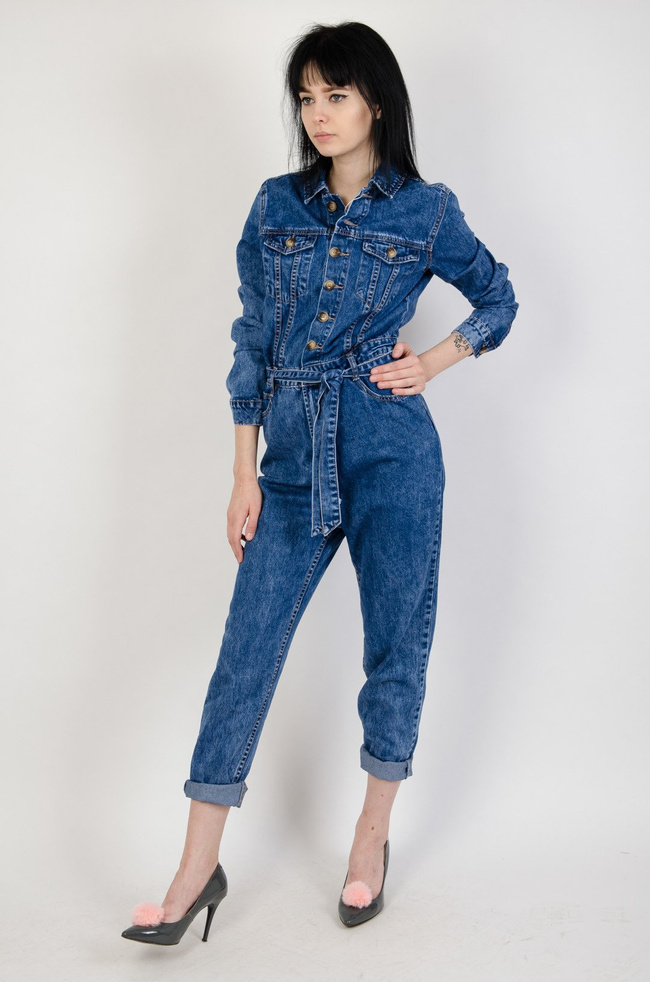Kombinezon ciemny jeans