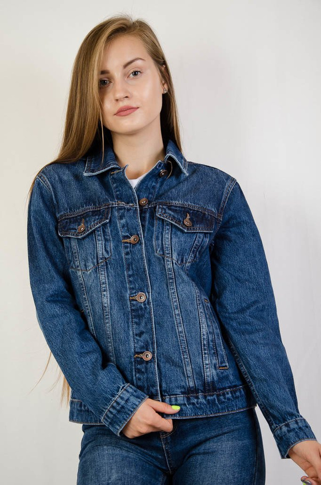 Kurtka jeansowa bez przetarć