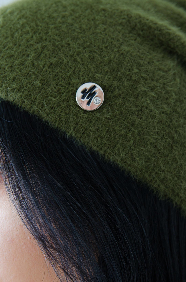 ZIELONA CZAPKA ALPAKA 