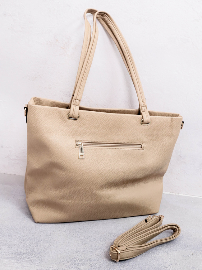 TOREBKA SHOPPERKA- BRĄZOWA