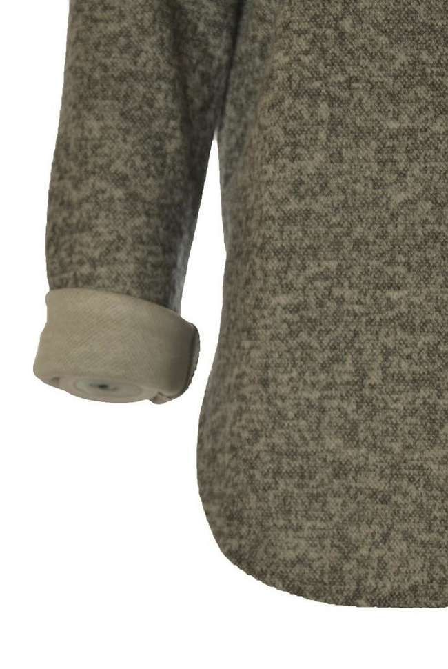 Szara bluzka z przedłużonym tyłem