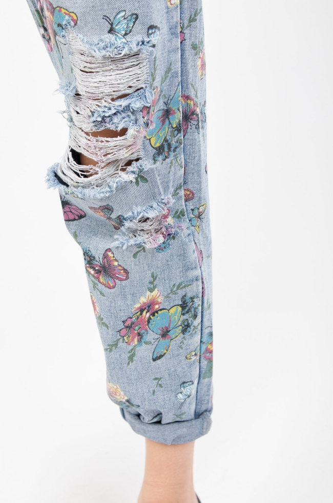SPODNIE W MOTYLE TYPU RELAXED FIT