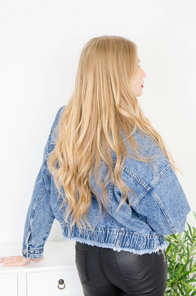 Kurtka jeansowa bomberka