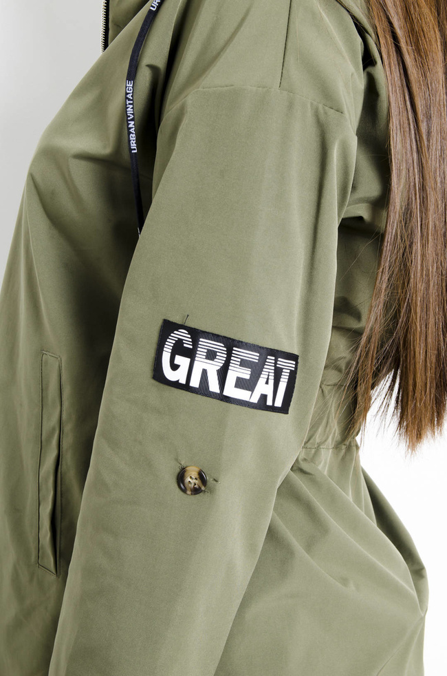 KURTKA PRZEJŚCIOWA ZIELONA