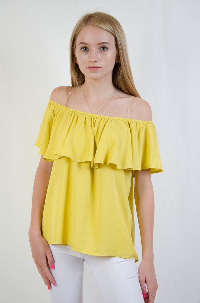 Żółta bluzka hiszpanka