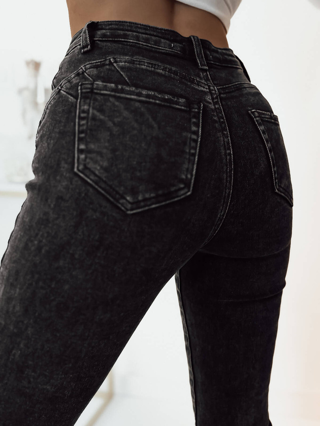 CZARNE SPODNIE JEANSOWE- PUSH UP