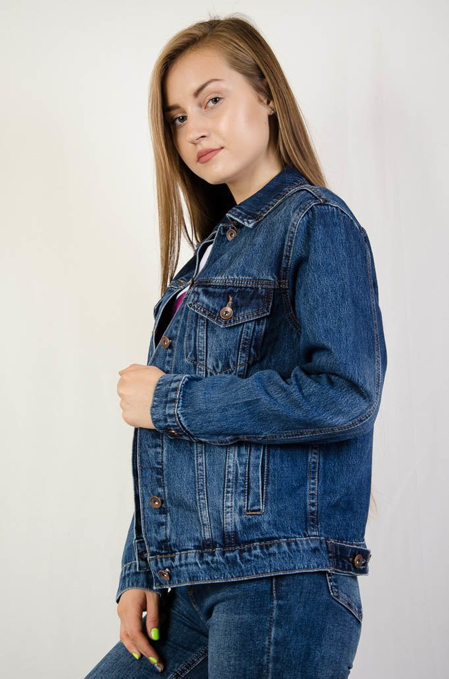 Kurtka jeansowa bez przetarć