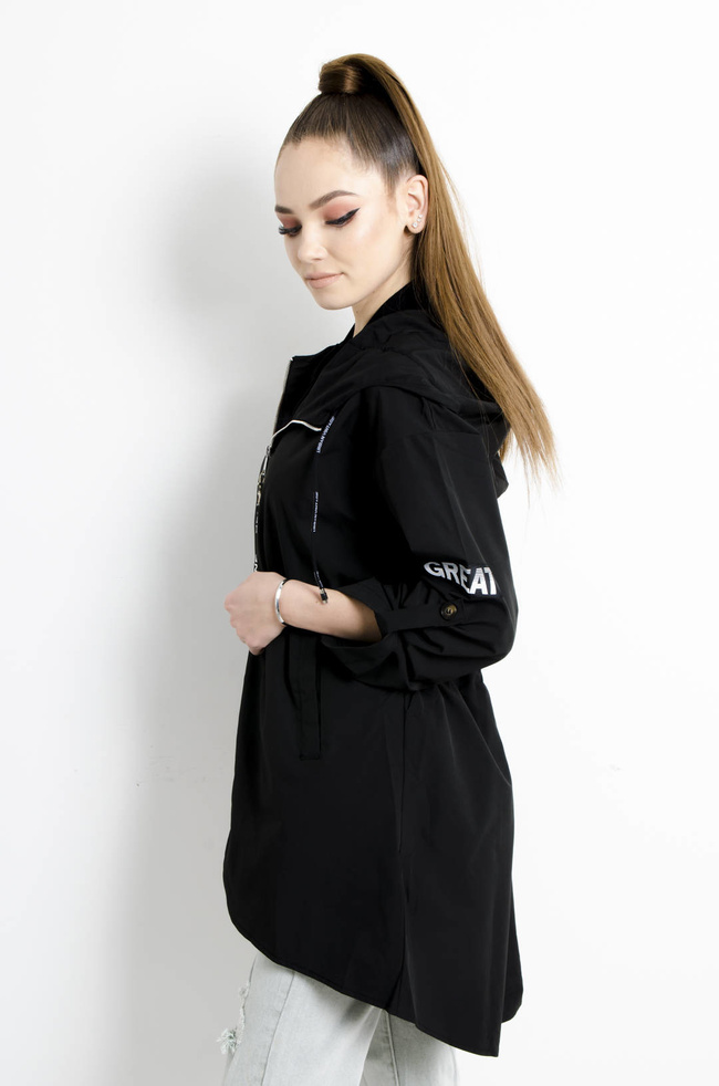 KURTKA PRZEJŚCIOWA CZARNA