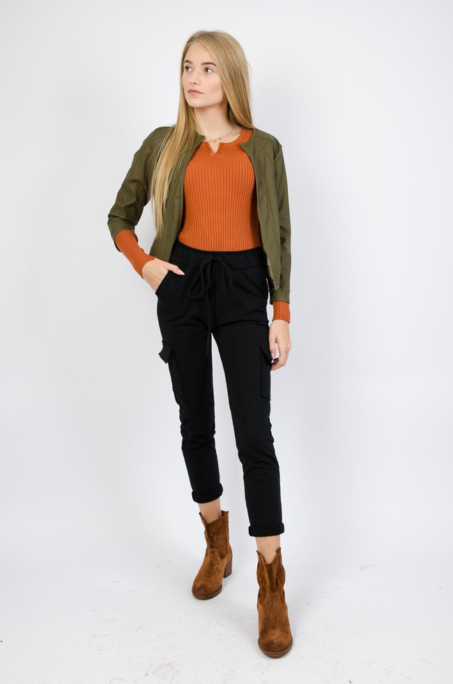 Żakiet skajkowy w kolorze khaki