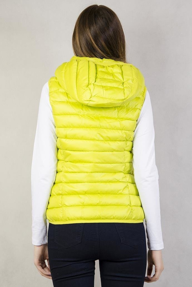 Kamizelka pikowana limonkowa
