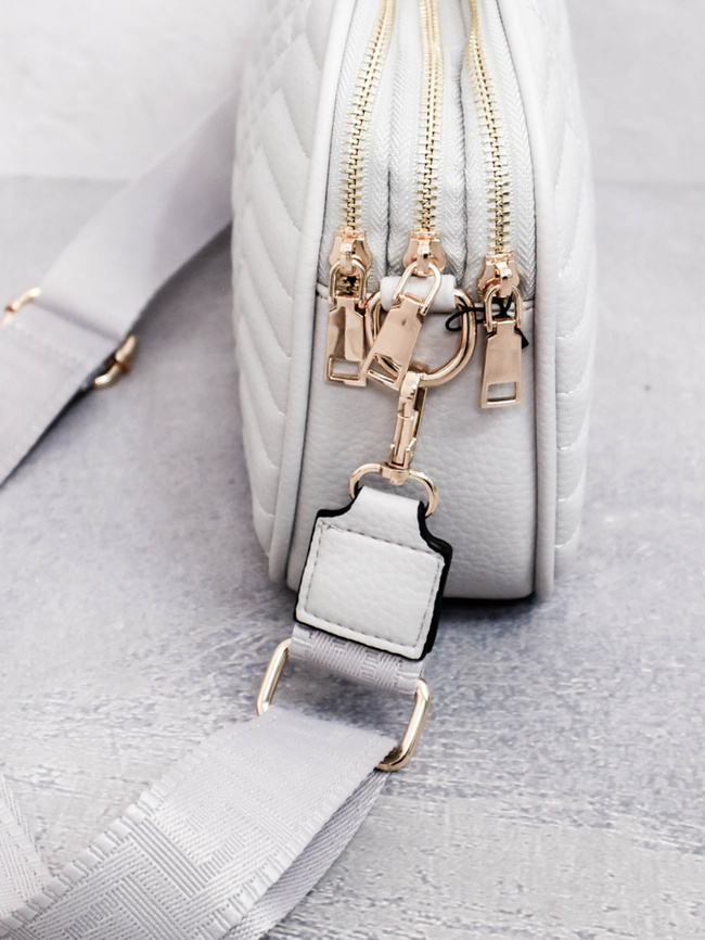 TOREBKA PIKOWANA KUFEREK- SZARA