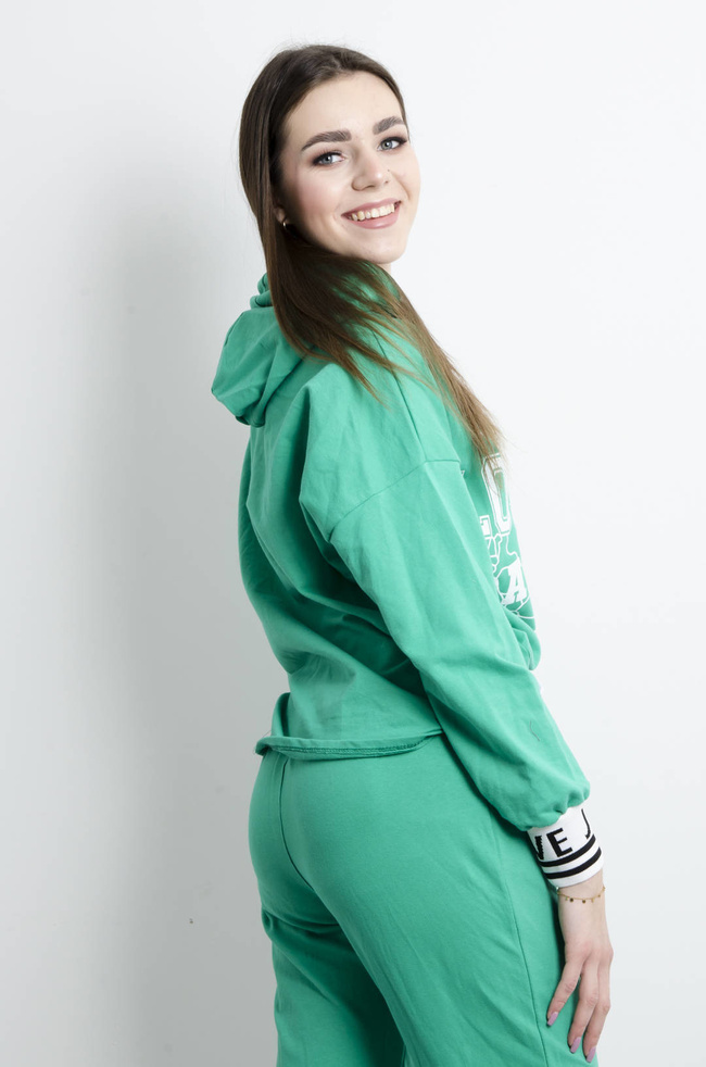 KOMPLET DRESOWY W KOLORZE ZIELONYM CALIFORNIA