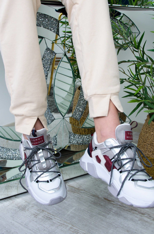 BEŻOWY BAWEŁNIANY KOMPLET DRESOWY J'ADORE