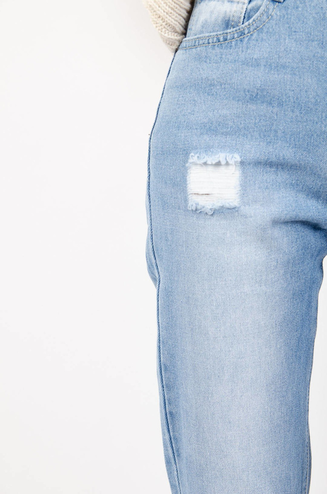 JASNE SPODNIE JEANSOWE BOYFRIEND 