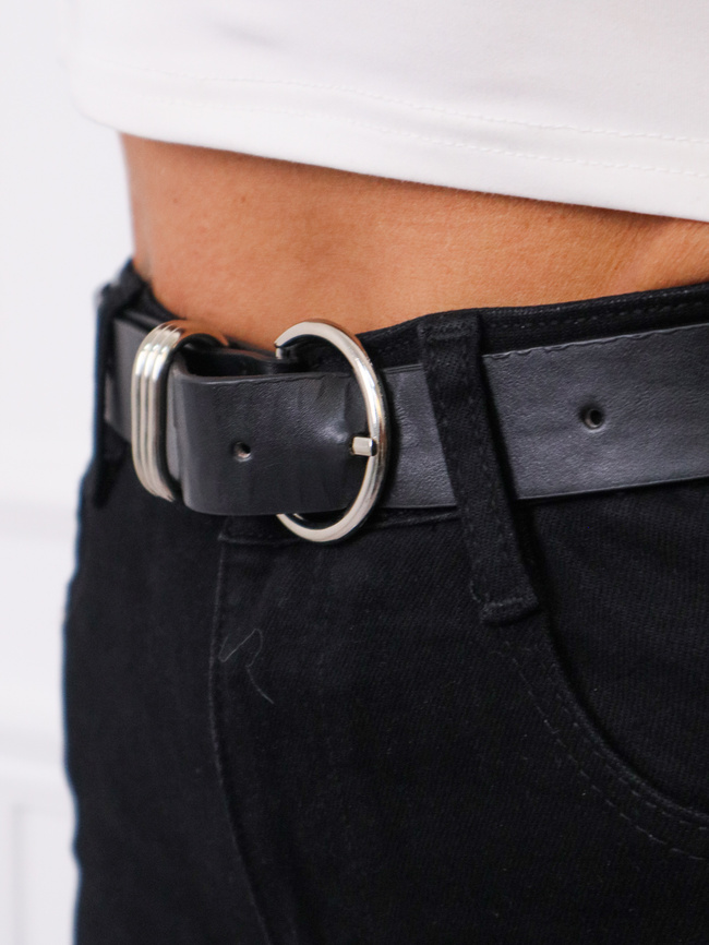 CZARNE SPODNIE SKINNY PUSH UP Z WYSOKIM STANEM