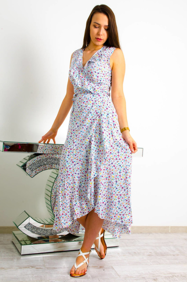 SUKIENKA NARZUTA W KWAITY WIĄZANA