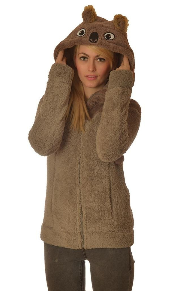 Brązowa bluza misiek koala